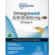 Ωmeganeed Krill Oil 500mg Omega 3 softgels bt. X 30